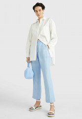 Tommy Hilfiger BOYFIT CAS PULL ON Trousers vessel blue BOYFIT CAS PULL ON Брюки сосуд синий