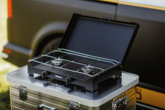 Enders Enders Gaskocher Campingkocher Dalgety Black 2, BxH: 49x9 cm  Походная газовая плита Enders Dalgety Black 2, ШxВ: 49x9 см