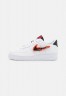 Nike Sportswear AIR FORCE 1 #x27;07 PRM UNISEX Sneaker low white/black/pomegranate/habanero red AIR FORCE 1 #x27;07 PRM UNISEX Низкие кроссовки женские белый/черный/гранат/красный хабанеро