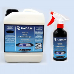 Radami Radami Gaskocher Premium Nano Scheibenreiniger Glasreiniger 2500ml + Nachfullflasche  Radami газовая плита премиум нано средство для мытья окон средство для стекол 2500мл + бутылочка для наполнения