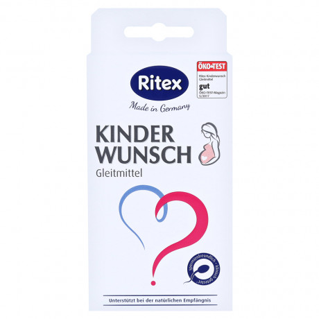Ritex Kinderwunsch Gleitmittel 2stk Ритекс Смазка для повышения фертильности 8шт (по 4мл) x 2 упаковки