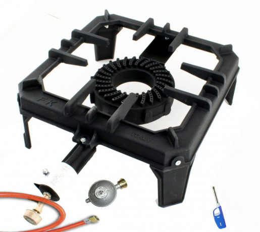 NJ The right choice NJ The right choice Gaskocher GB-29, Hockerkocher Gaskocher 8 KW Gusseisen Campingkocher Gasbrenner  Нью-Джерси Правильный выбор газовая плита GB-29, газовая плита-табуретка мощностью 8 кВт, чугунная походная плита, газовая горелка