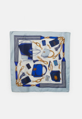 Tommy Hilfiger CONIC BANDANA Foulard breezy blue mix КОНИЧЕСКАЯ БАНДАНА платок свежая голубая смесь