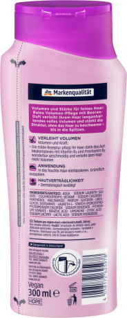 Balea Shampoo Volumen Балеа Шампунь с ароматом Лесных ягод для объёма, 300 мл