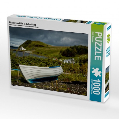 CALVENDO Puzzle CALVENDO Puzzle Fischereischiffe in Schottland Пазл CALVENDO Puzzle Рыбацкие корабли в Шотландии
