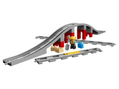 Lego Eisenbahnbrucke und Schienen Железнодорожный мост и рельсы