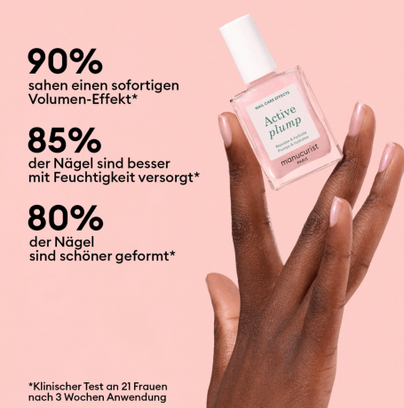 Manucurist SET: Milky Pink +  Blossom + Active Plump, Набор Розовая мечта, 3шт (Франция): лак Milky Pink, лак Blossom, покрытие Active Plump, безопасная растительная формула 9 Free