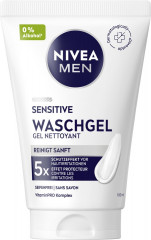 NIVEA MEN Sensitive Waschgel, 100 ml, Нивеа Мужской гель для умывания, экстракт ромашки и витамин E, для чувствительной кожи, 100 мл
