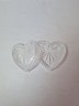Шкатулка винтажная Gorham Kristall в форме сердца, хрусталь, 7 x 2.5 см, Германия, 1960-70гг.