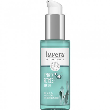 LAVERA Hydro Refresh Serum, 30 ml, Лавера Сыворотка для лица Гидро Рефреш, био-огурец и гиалуроновая кислота, интенсивное увлажнение, 30 мл