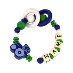 elefantasie Greifling Traktor personalisiert mit Namen Игрушечный трактор-клатч персонализированный с именем