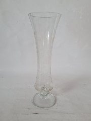 Ваза винтажная Im Stil von Walther Glas для цветов, стекло, 23 см, Германия, 1960-70гг.