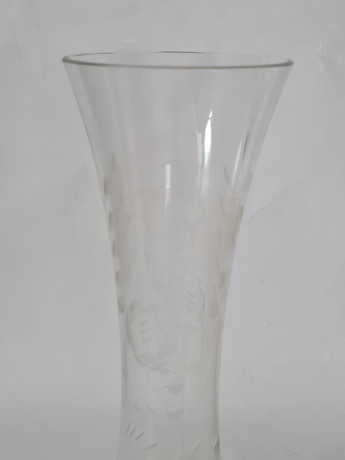 Ваза винтажная Im Stil von Walther Glas для цветов, стекло, 23 см, Германия, 1960-70гг.