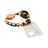 kleinerStorch Greifling mit Name – Madchen  Jungen Beissring personalisiert – Holz Rassel Fuchs orange Персонализированное кольцо для прорезывания зубов с именем