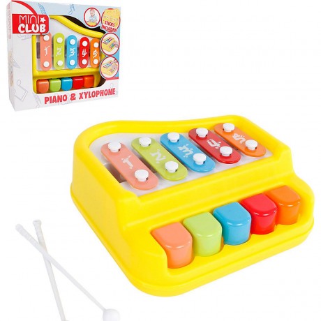 Van Manen Mini-Klavier mit Xylophon 18x18cm Мини пианино с ксилофоном 18х18см