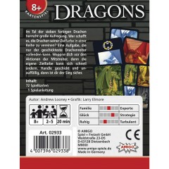Amigo Dragons Kartenspiel von ab 8 Jahre Карточная игра драконы с 8 лет