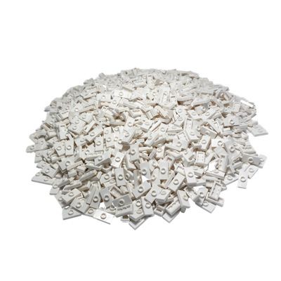 LEGO LEGO 1x2 Platte mit Noppen Weiss - Modified Plate 15573 - 1000x Тарелка LEGO 1x2 с ручками, белая — модифицированная тарелка 15573 — 1000x