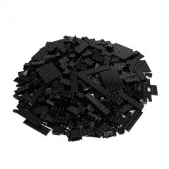 LEGO LEGO Steine Schwarz gemischt - 400 Stuck - Black brick mix Кирпичи LEGO черные смешанные - 400 штук - Смесь черных кирпичей
