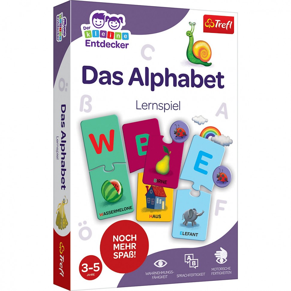 Купить Trefl Trefl Lernspiel Das Alphabet Обучающая игра Trefl Алфавит в  интернет-магазине Diskontshop.eu Германия всего за 1 042 руб. в