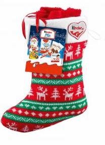 kinder Mix Stiefel Киндер шоколад 6 штук в сапожке, 219 грамм, зеленый 