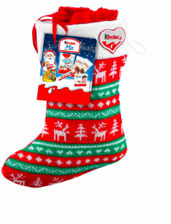 kinder Mix Stiefel Киндер шоколад 6 штук в сапожке, 219 грамм, зеленый 