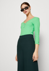 Tommy Hilfiger SLIM Long sleeved top spring lime SLIM Топ с длинными рукавами весенняя известь