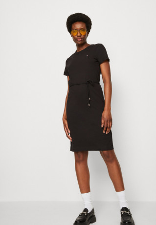 Tommy Hilfiger 1985 SHORT DRESS Jersey dress black 1985 КОРОТКОЕ ПЛАТЬЕ Платье из джерси черный