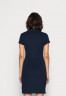 Tommy Hilfiger HERITAGE SLIM DRESS Day dress midnight HERITAGE SLIM DRESS Повседневное платье полночь