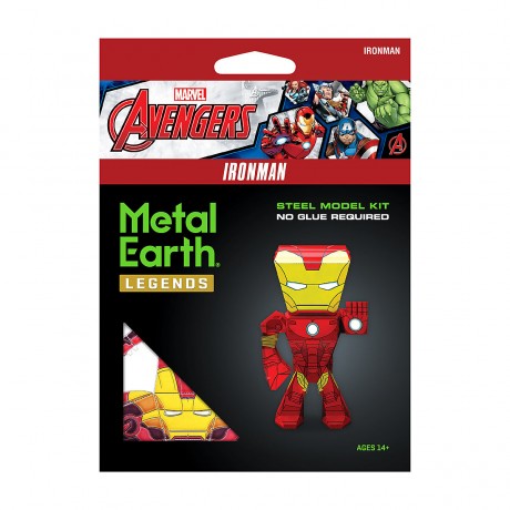 Metal Earth: Marvel Avengers Iron Man Mini Металлическая Земля: Железный Человек Мстители Марвел Мини