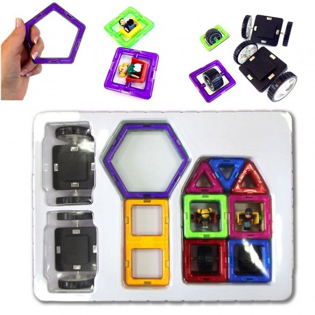 MAGNIKON Magnetische Bausteine MK-40 Das Mondauto Магнитные строительные блоки MK-40 The Moon Car