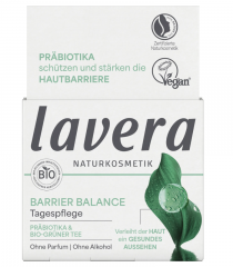 lavera Barrier Balance Tagespflege Дневной крем с пребиотиками и органическим зеленым чаем поддерживает естественный барьер кожи, 50 мл