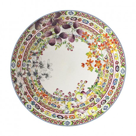 Gien Fayencerie Gien 'Bagatelle' Pastateller / Suppenteller d: 22 cm Gien "Bagatelle" Тарелка для макарон / суповая тарелка д: 22 см