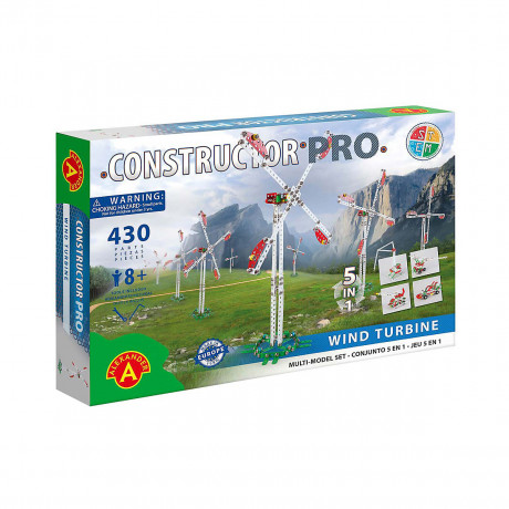 Alexander Toys Bausatz 5-in-1 Windkraftanlage (430 Teile) Комплект ветрогенератора 5-в-1 (430 деталей)