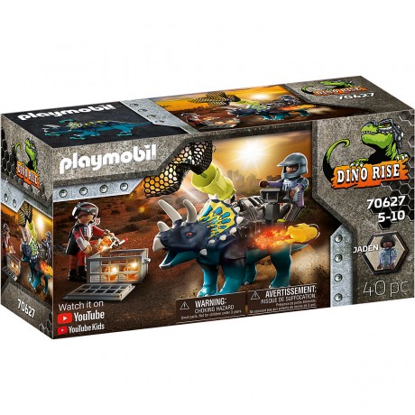 PLAYMOBIL 2er Set: 70625 Spinosaurus: Doppelte Verteidigungs-Power + 70627 Triceratops: Randale um die legendaren Steine Набор из 2 предметов: 70625 Спинозавр: двойная защита + 70627 Трицератопс: буйство вокруг легендарных камней
