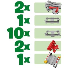 LEGO LEGO DUPLO 10882 Eisenbahn Schienen LEGO DUPLO 10882 Железнодорожные пути