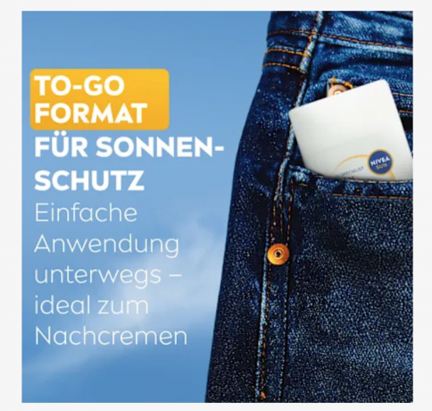 NIVEA SUN Sonnenstick Gesicht, silky UV stick, LSF 50+, Солнцезащитный стик для лица, шелковистый УФ-стик, SPF 50+, 15 г