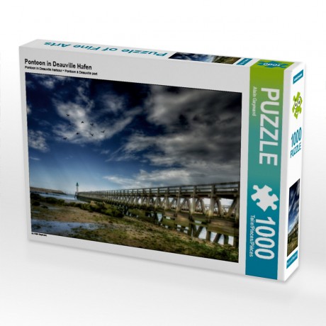 CALVENDO Puzzle CALVENDO Puzzle Pontoon in Deauville Hafen Пазл CALVENDO Puzzle Pontoon в порту Довиля
