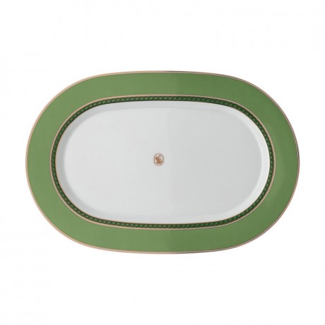 Rosenthal Swarovski x Rosenthal SIGNUM Fern Platte l: 34 cm Тарелка Swarovski x Rosenthal SIGNUM Fern l: 34 см