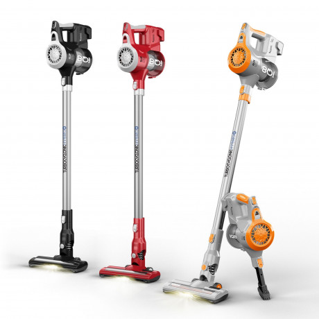 TurboTronic by Z-Line TurboTronic by Z-Line Akku-Hand-und Stielstaubsauger >8 kpa, 45 Min. Laufzeit, ultra-Leichtgewicht Boden Staubsauger, 120 W, beutellos, kabelloser Handsauger mit Wandhalterung rot Беспроводной ручной пылесос TurboTronic by Z-Line &gt