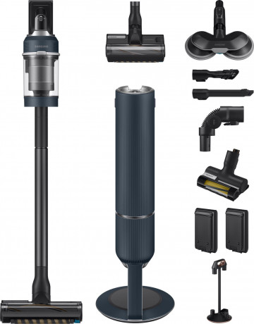 Samsung Samsung Akku-Bodenstaubsauger BESPOKE Jet pro extra VS20A95973B/WA, blau, 580 W, beutellos  Беспроводной пылесос Samsung с контейнером BESPOKE Jet pro extra VS20A95973B/WA, синий, 580 Вт, без мешка