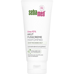 SEBAMED Akut Fusscreme parfumfrei Urea 10%, 100 ml, Себамед Крем для ног с мочевиной 10% без парфюма, интенсивное увлажнение, 100 мл
