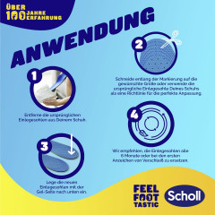 SCHOLL GelActiv Einlegesohlen EVERYDAY Gr. L 40-46,5, 1 St, Шолль Гелевые стельки для повседневной обуви, размер 40-46,5, 1 пара