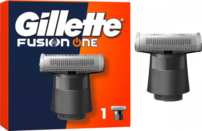 GILLETTE Rasierklinge, Fusion One, 1 St, Джилетт Сменное лезвие Fusion One для гибридного триммера, 1 шт.