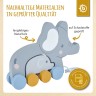 bieco Nachziehspielzeug Holz Elefant Kinder Nachziehtier Holzspielzeug ab 1J. Ziehtier Nachziehspielzeug Мягкая игрушка деревянный слон Детская развивающая игрушка от 1 года. Потяните за игрушку