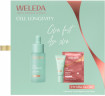WELEDA Cell Longevity Hydra Glow Geschenkpackung, 30 ml + 20 ml + 1 Paar Augenpads, Подарочный набор Hydra Glow: сыворотка HA7 30 мл, гель-крем 20 мл и одна пара патчей для глаз