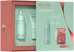 WELEDA Cell Longevity Hydra Glow Geschenkpackung, 30 ml + 20 ml + 1 Paar Augenpads, Подарочный набор Hydra Glow: сыворотка HA7 30 мл, гель-крем 20 мл и одна пара патчей для глаз