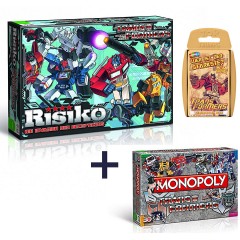 Winning Moves Monopoly Risiko Top Trumps Quartett Transformers Bundle Набор трансформеров Monopoly Risk Quartet Top Trumps