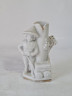 Подсвечник винтажный Im Stil Wallendorf, украшенный фигуркой мальчика c тележкой и цветами, фарфор, 11.5 см, Германия, 1960-70гг.