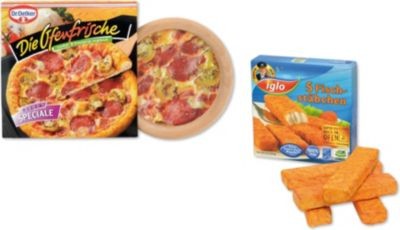 Chr. Tanner Spiellebensmittel Dr. Oetker Pizza Iglo Fischstabchen играть в еду доктор Рыбные палочки Oetker Pizza Iglo