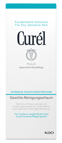 Curel Gesichts-Reinigungsschaum, 150 ml, Мягкая пенка для умывания сухой чувствительной кожи лица, 150 мл